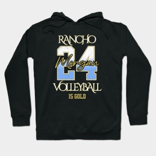 Morgan #24 Rancho VB (15 Gold) - Black Hoodie